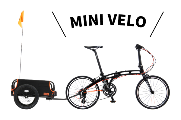 マルチユースサイクルトレーラー今使っている自転車に取り付けられる。 自転車の種類を選ばないユニバーサル設計。画像