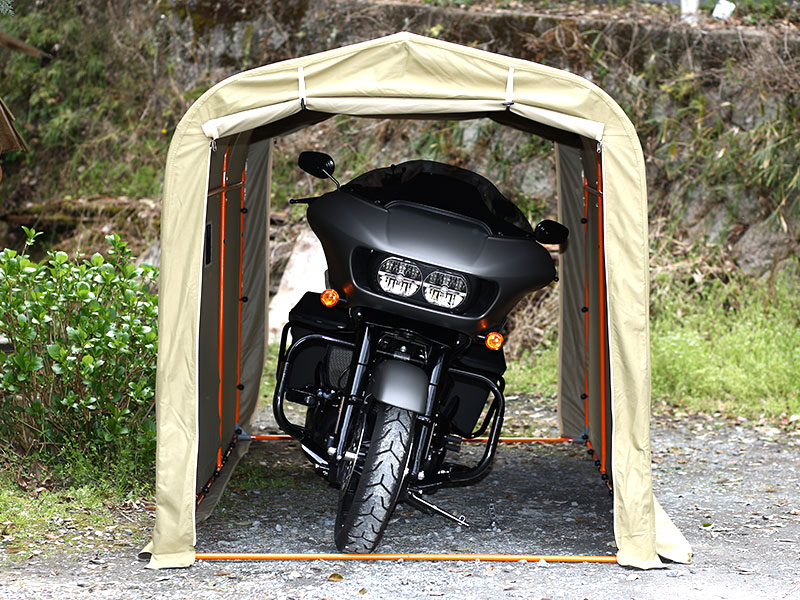 ドッペルギャンガー DOPPELGANGER DOPPELGANGER:ドッペルギャンガー STORAGE BIKE  GARAGE[ストレージバイクガレージ] カラー：グレー・オレンジ