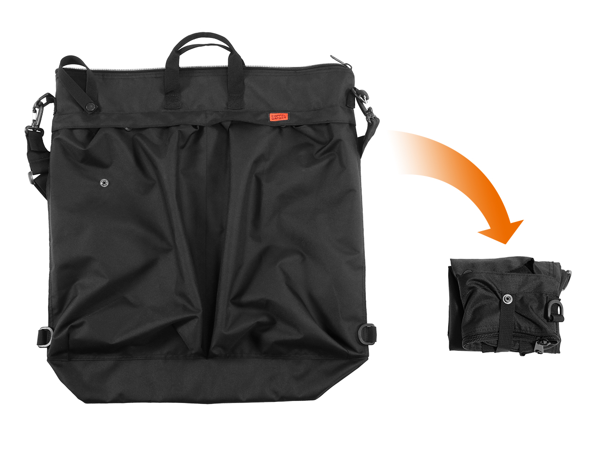 DBT651-BK ライダースヘルメットトートバッグ 主な特徴