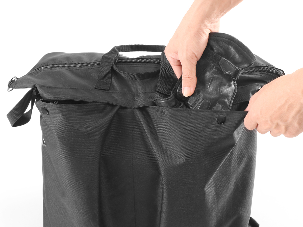 DBT651-BK ライダースヘルメットトートバッグ 主な特徴