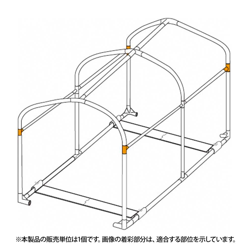 DCC-BG-P07 バイクガレージ壁用T字パイプ画像